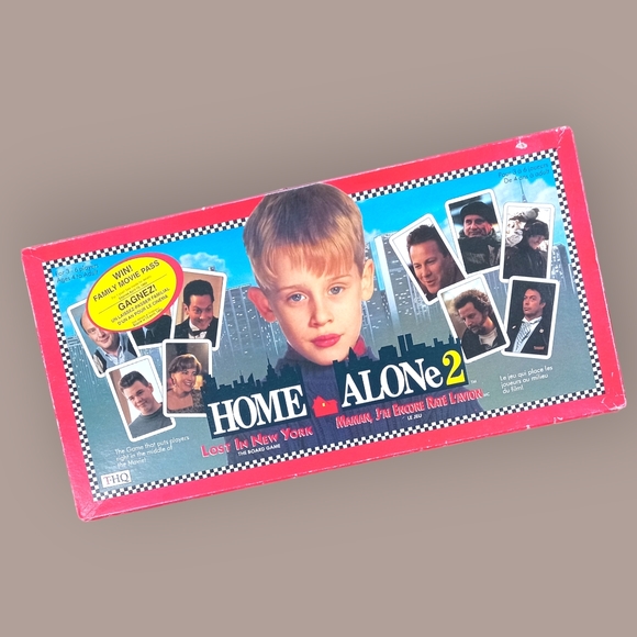 Vintage Home Alone 2 Lost in New York Board Game Retro Complete 1992 - Picture 1 of 6